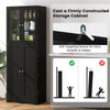 Kitchen Pantry Storage Cabinet 161cm Tall Freestanding Cupboard w/Doors