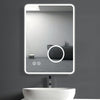 Bathroom LED Mirror Light with Shaver Socket Bluetooth Demister Magnifying Touch