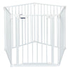 5 Panel Fireplace Fence Baby Pet Safety Gate Playpen Adjustable Room Divider