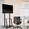 UNHO Tall TV Cart Mobile TV Floor Stand for Extra Large Flat Panel Screen up 80"