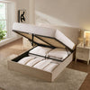 Dusk Oslo Textured Oatmeal Double Ottoman Storage Bed RRP £599