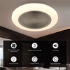 Ceiling Fan with Lighting RGB LED Light Adjustable Wind Speed Remote Control Nse