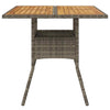 Gecheer Garden Table Dining Table Patio Bistro Tables with Acacia Wood T5Y8