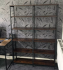 Industrial Bookcase Large Storage Unit Shelving Sturdy Display Cabinet
