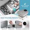 Pedicure Foot Soaker Collapsible Foot Spa Massager with Foot Bath Tub-Grey
