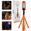 Cordless Emergency Light Rechargeable LED Work Light Tripod Stand Camp Work Site