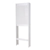 Slim Over The Toilet Storage Cabinet Wooden Bathroom Toilet Organizer Shelf Unit