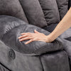 Riser & Recliner Chair Fabric 8 Point Electric Heated Massage Sofa Armchair