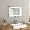 EMKE LM05 LED Bathroom Mirror with Demister and Shaver Socket, 6500K 50x70cm