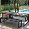 Industrial Dining Table Set wIth 2/4 Chairs Bench Seat Dining Kitchen Furniture