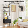 Modern Open Display Shelf Storage Organizer-Black