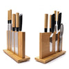 Double Side Knife Block Magnetic Extra Strong Magnetic Knife Block Board Bamboo