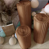 Folding Paper Display Rack Flower Column Plinth Cake Stand for Wedding Party UK