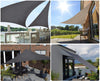 3.6M Heavy Duty Sun Shade Sail Garden Patio Awning Canopy UV Block Waterproof UK
