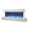 Electric Fireplace 12 Media Flame Insert LED Panoramic Living Room Heater Wifi