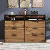 Chest of Drawers 6 Drawers Dresser Wide Bedside Table Cabinet Bedroom Furniture