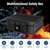 Fire & Water Resistant Security Safe Box Portable Safe Box Chest W/Key Lock