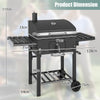 Large Charcoal Grill Outdoor BBQ Grill Patio Backyard Standing Cooking Grill