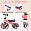Baby Balance Bike 4 Wheels Toddler Ride On Toys Infant Walker Training Pink