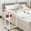 Drop Leaf C-Shape Sofa Side Table Height Adjustable Overbed Tabletop Laptop Desk