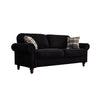 Luxury 2, 3 Seater Linen Fabric Couch Sofa Armchair with 2 Pillows Living Room