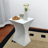 FATIVO Concrete Side Table Square Terrazzo Coffee Table Weather-Resistant Porch