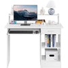 Computer Desk W/Drawer and Keyboard Tray for Studying/Writing/Gaming Home Office