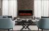 2025 50 INCH WIDE LED FLAMES BLACK GLASS TRUFLAME™ WALL MOUNTED ELECTRIC FIRE