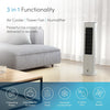 Emperial 5L Portable Air Cooler Oscillation 7Hr Timer 3 Speeds with 2 Ice Packs