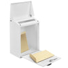 Wall Mounted Outdoor Large Lockable Mailbox Steel Locking Home Letter Post Box