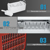 Counter Top Ice Maker Machine 20KG/24H Electric Ice Cube Makers with Scoop