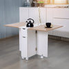 Wooden Drop Leaf Butterfly Folding Dining Set Kitchen Dining Table with 4 Chairs