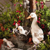Serenity Duck Pond Garden Water Feature Cascade Self Contained 60cm Ornament NEW