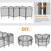 3.6ft/ 5X Garden Fence Animal Barrier Board Flower Bed Protector Metal Wire Mesh