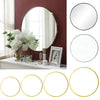 Metal Frame Round Wall Mirror Make up Hallway Bathroom Bedroom Home Decor Mirror
