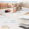 Japanese Floor Mattress Futon Mattress 190 x 120 x 10cm-Colorful
