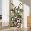 6 Tier Metal Vase-Shape Plant Stand Garden Shelving Flower Pot Display Rack