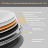 Oval Ultra Bright LED Bathroom Mirror Elliptical Anti-Fog Smart Dimmable Vanity