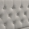 Upholstered Bed 6 FT Super King Ottoman Bed Grey Fabric Bed Frame With Storage