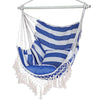 Hammock chair,hanging rope swing chair with2cushions, for indoor and outdoor use