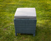 Garden Patio Rattan Furniture Sofa Set 2 Chairs Table 2 Stools 6 Seater Outdoor