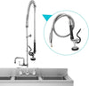 COMMERCIAL KITCHEN PRE-RINSE FAUCET TAP SPRAY HEAD SPRAYER WITH HOSE UK