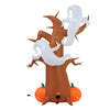 Outdoor Yard Halloween Inflatable Mold Decoration With Lights Scary Ghost Skull