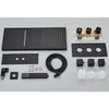 Thermostatic Concealed Bathroom Shower Set Rain Waterfall Head Mixer Tap Black