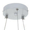 White Feather Chandelier Crystal Pendant Lamp Ceiling Light Living Room Bedroom