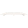 Bed Frame White 90x190 Solid Wood Pine O9D5