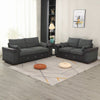 Upholstered Fabric 2 3 Seater Sofa Suite Couch Settee Set Padded Seat Furniture