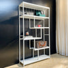 Industrial Bookshelf Shelving Unit Rustic Wood Bookcase 5/6 Tier Storage Display