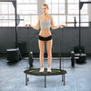 40" Mini Trampoline Foldable Fitness Trampolines with Height Adjustable Handle