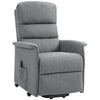 Power Lift Recliner Electric Reclining Chair with Remote Grey